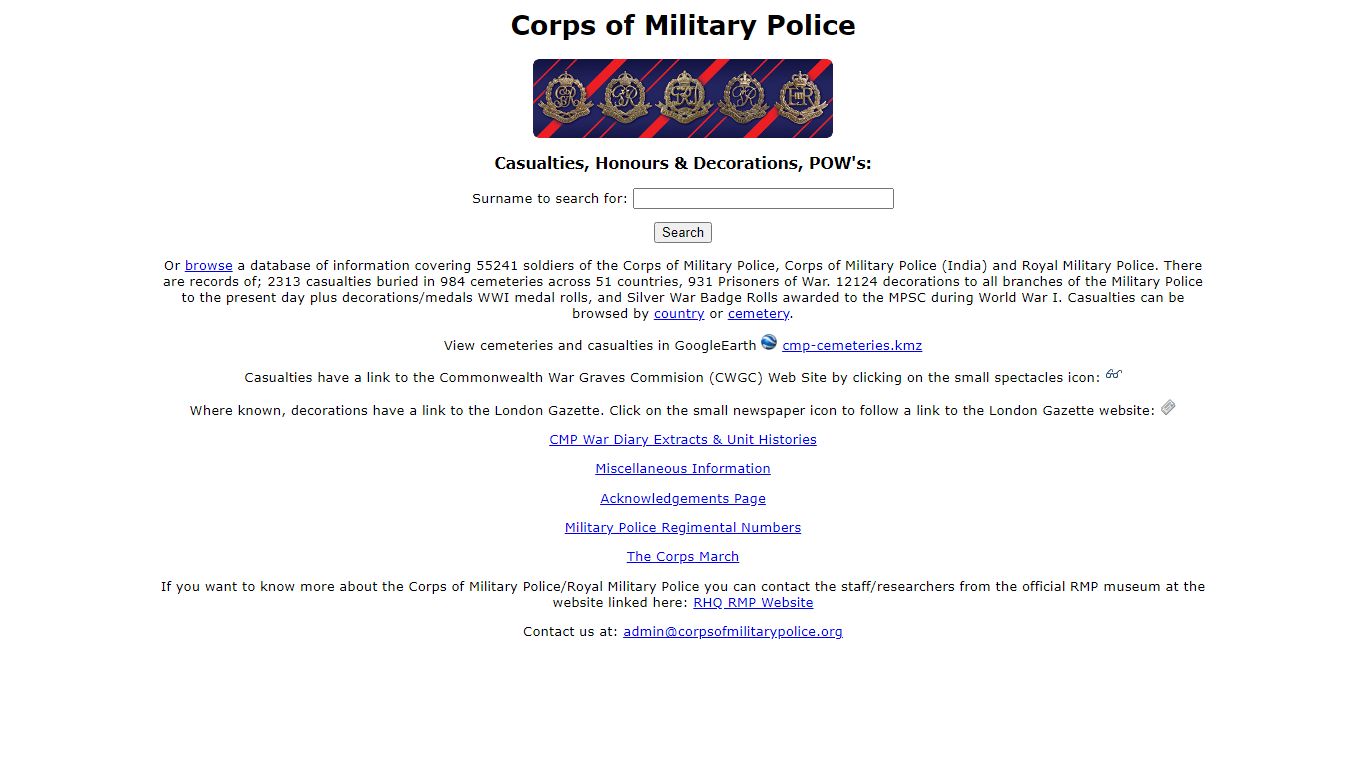 Corps of Military Police
